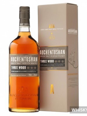 Auchentoshan Three Wood Single Malt Scotch 70cl - Triple Matured Auchentoshan Three Wood Single Malt Scotch 70cl - Triple Matured