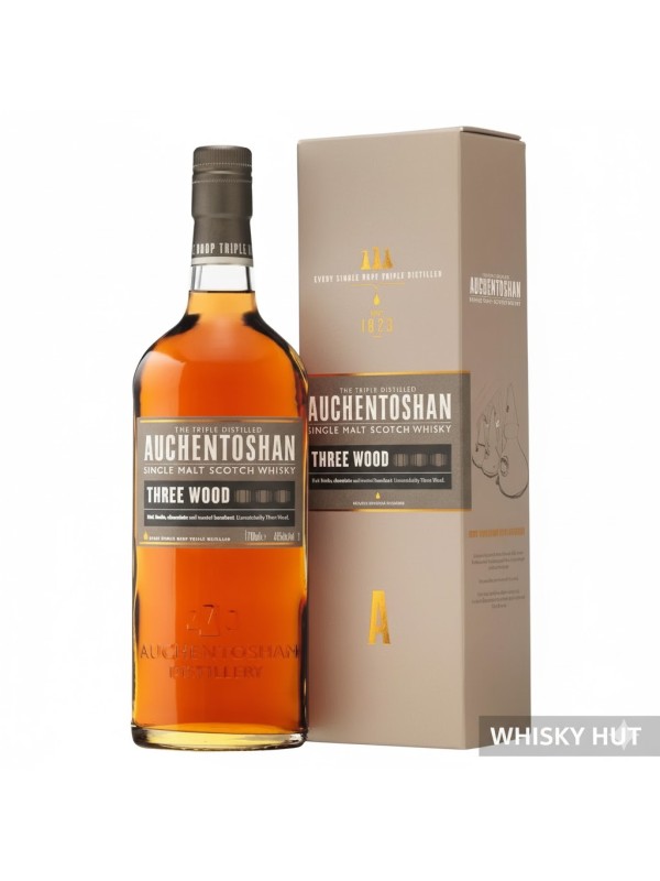 Auchentoshan Three Wood Single Malt Scotch 70cl - Triple Matured
