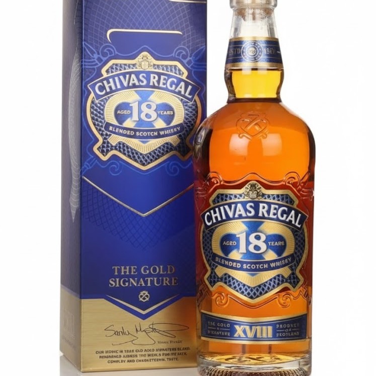 Chivas Regal 18 Year Old Gold Signature Blended Scotch 70cl