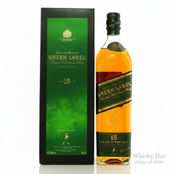 Johnnie Walker Green Label 15 Year Old Blended Malt Whisky 70cl ( Old Label )