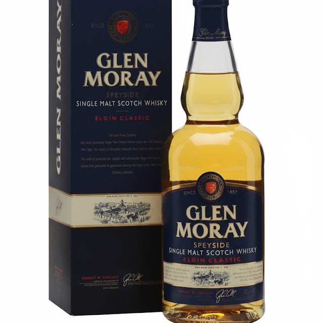 Glen Moray Elgin Classic Single Malt Scotch 70cl - Easy Drinking Speyside
