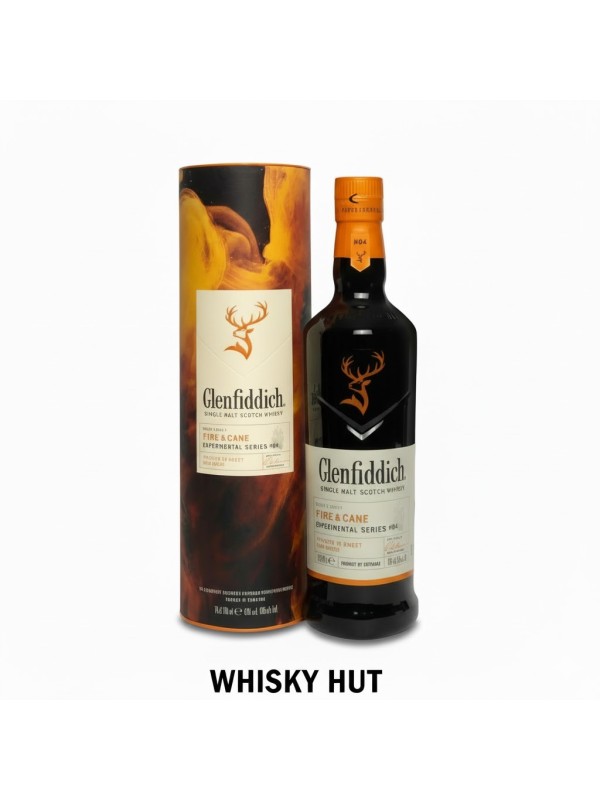Glenfiddich Fire & Cane Single Malt Whisky 70cl - Peat & Rum Finish Glenfiddich Fire & Cane Single Malt Whisky 70cl - Peat & Rum Finish