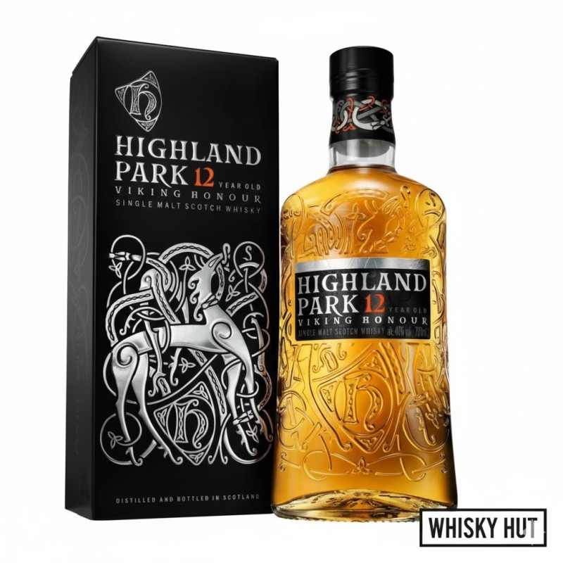 Highland Park 12 Year Old Single Malt Scotch 70cl - Viking Honour