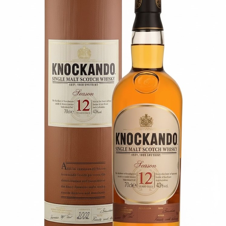 Knockando 12 Year Old Single Malt Scotch 70cl - Seasonal Speyside