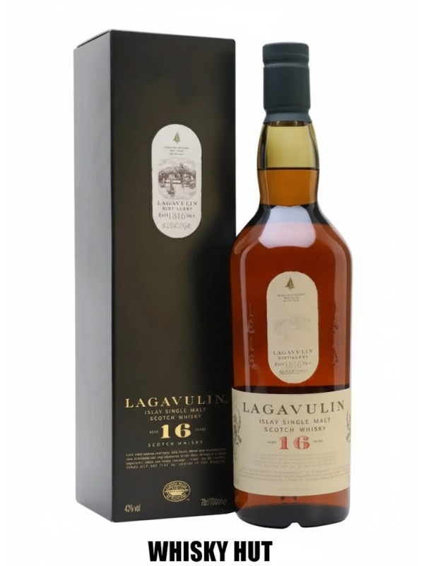 Lagavulin 16 Year Old Islay Single Malt Scotch 70cl - Iconic Peated Malt