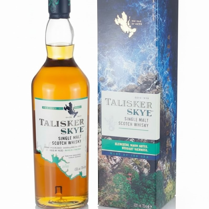 Talisker Skye Single Malt Scotch Whisky 70cl - Coastal & Peppery