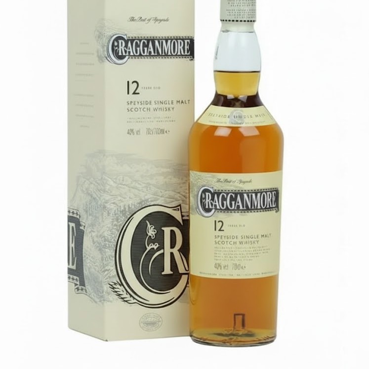 Cragganmore 12 Year Old Speyside Single Malt 70cl - Complex & Aromatic