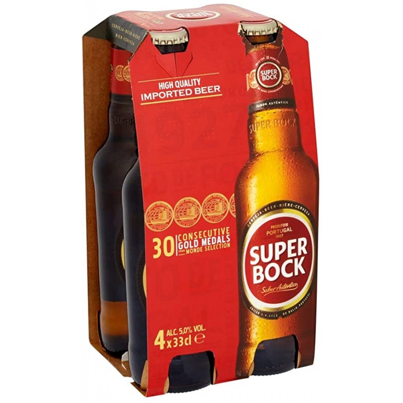 Super Bock Portuguese beer 24 bott.